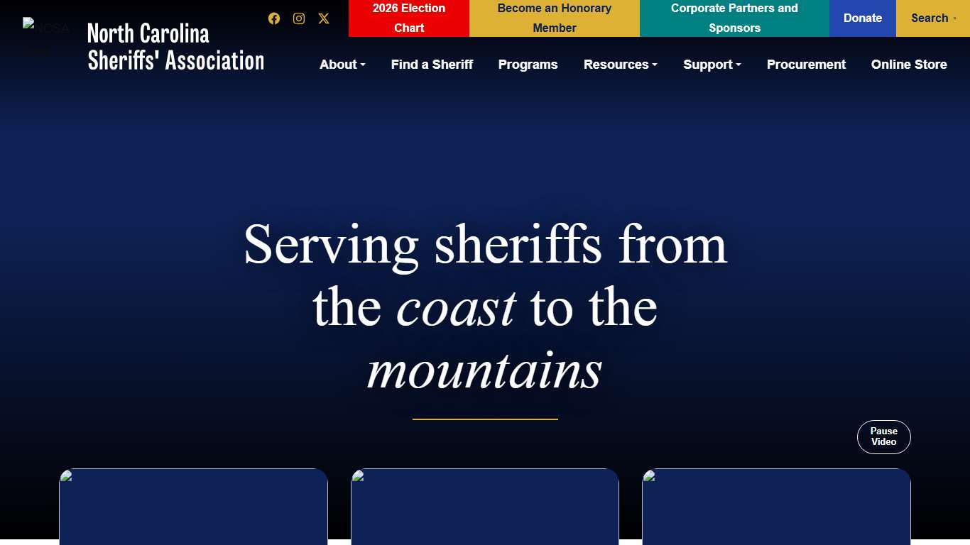 Home | North Carolina Sheriffs' Association